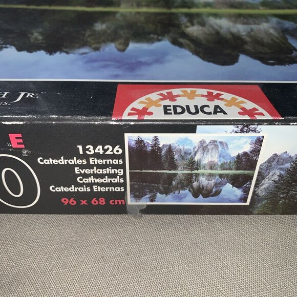 NEW EDUCA  2000 PIECE JIGSAW PUZZLE #13426 "EVERLASTING CATHEDRALS" - Picture 4 of 6